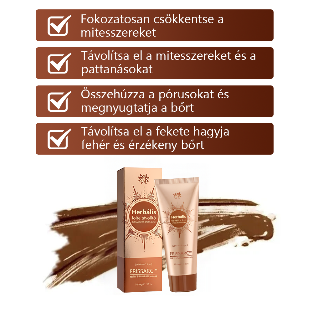✨ 𝐅𝐑𝐈𝐒𝐒𝐀𝐑𝐂™ Fehérítő És Folteltávolító Arcmaszk | Természetes összetevők tartósan eltüntetik a foltokat, szeplőket és napfoltokat🔥