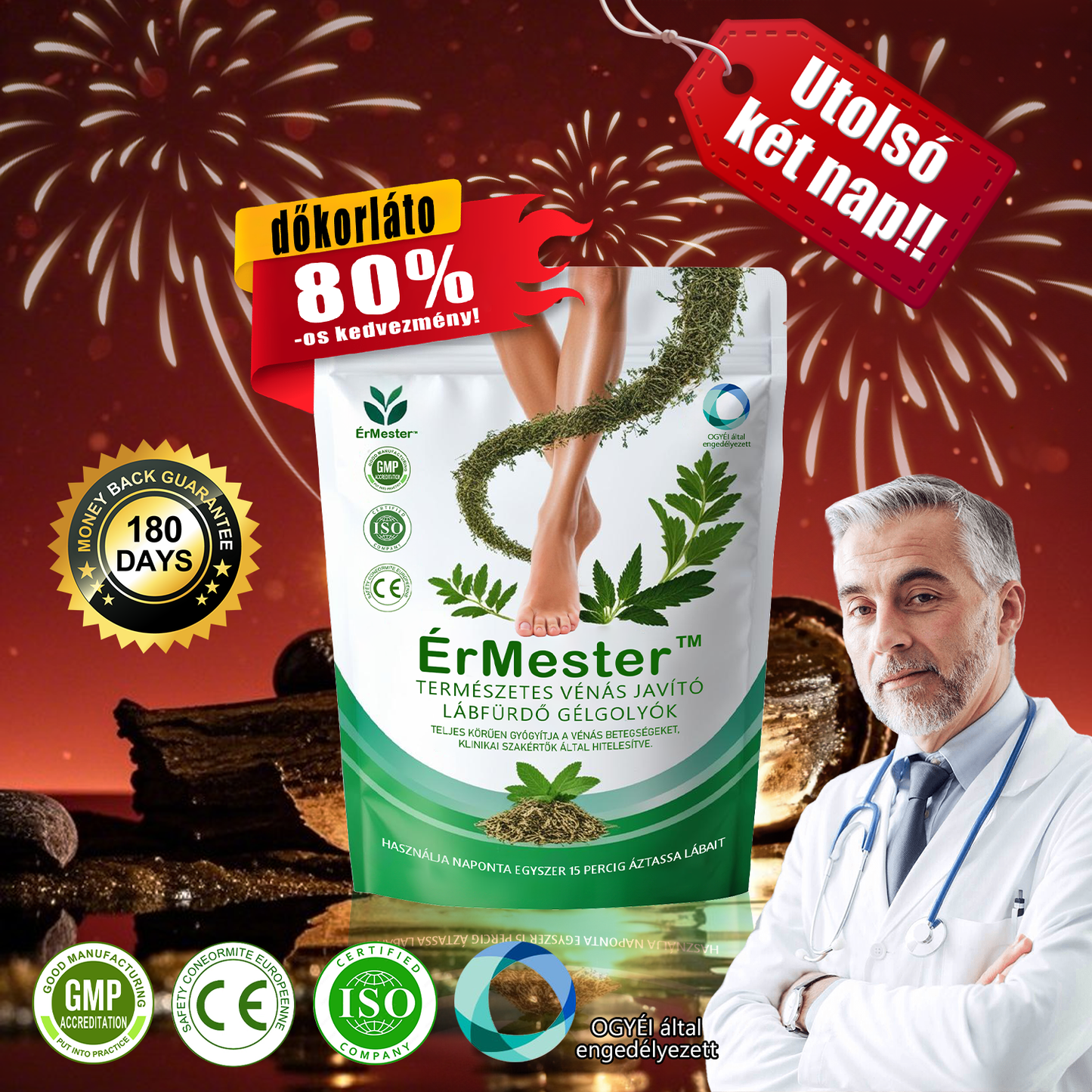 ❣️❣️ ÉrMester™ Természetes Vénás Javító Lábfürdő Gélgolyók