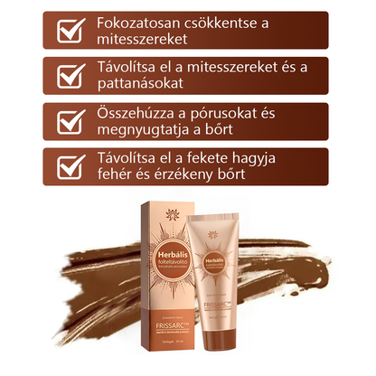 ✨ 𝐅𝐑𝐈𝐒𝐒𝐀𝐑𝐂™ Fehérítő És Folteltávolító Arcmaszk | Természetes összetevők tartósan eltüntetik a foltokat, szeplőket és napfoltokat🔥